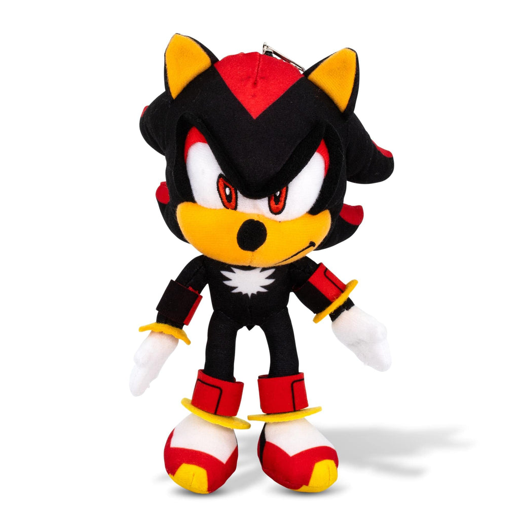 Sonic the Hedgehog 8-Inch Shadow Plush Toy | Kawaii Cute Stuffed Animal | Kids Room Decor | Retro Game Collectible