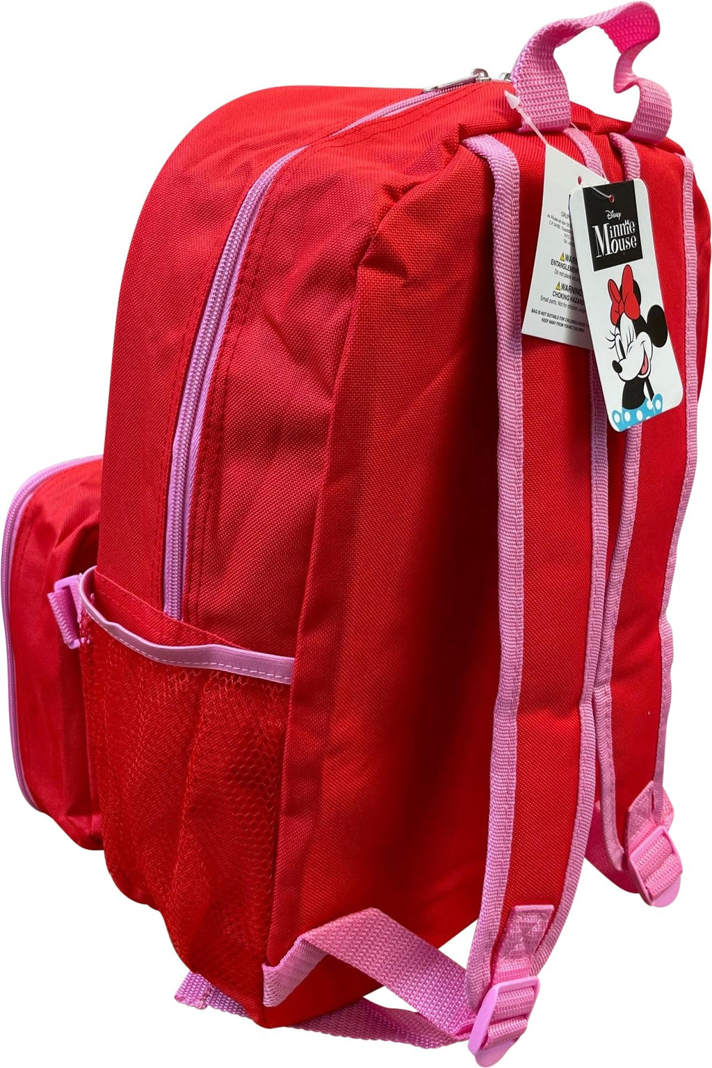 Disney Minnie Mouse 16 Inch Girl's Backpack With Removable Lunch Box Set