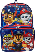 Ruz Paw Patrol Boy's 16 Inch Backpack With Removable Matching Lunch Box Set
