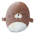 Squishmallow Official Kellytoy Collectible Sea Life Squad Squishy Soft Animals Ocean Fish Creatures (Brown/Tan, Bruce Walrus, 8 Inch)