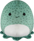 Squishmallows Kellytoy Sea Life Squad Plush Toy (8" Forina The Green Spotted Jellyfish)