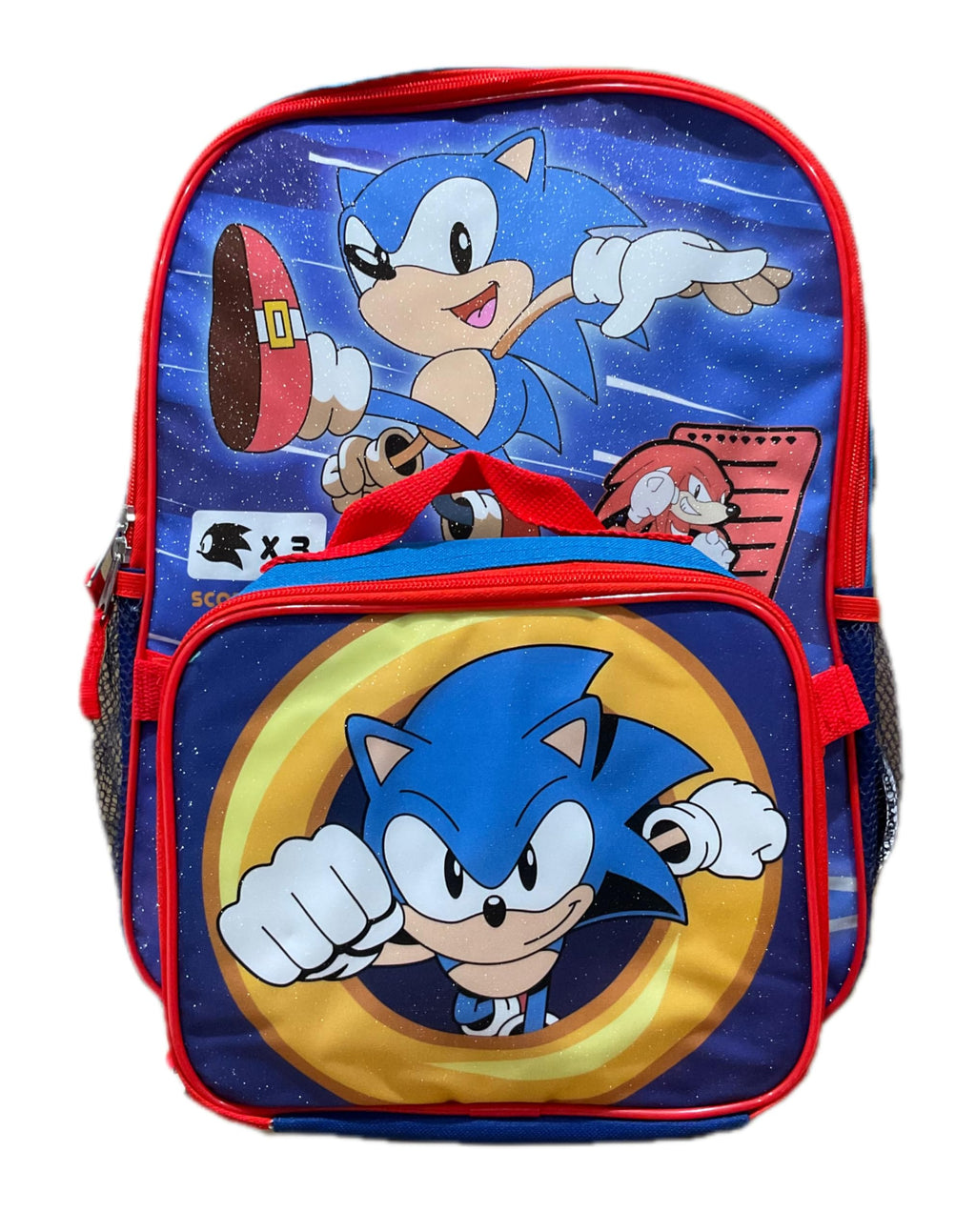Accessory Innovations Full Size 16 Inch Backpack with Detachable Lunch Box