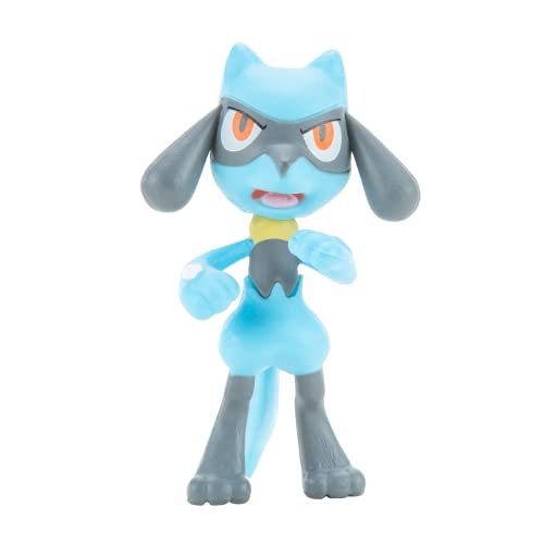 Pokemon Characters Set 8 Pack Pokemon Games Garchomp, Pikachu, Eevee, Lucario, Riolu, Munchlax, Glaceon & Leafeon - Figurine Toys