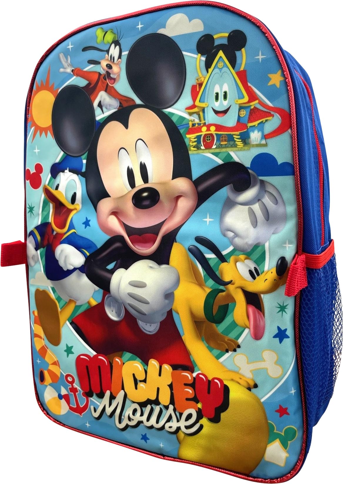 Disney Mickey Mouse 16" Backpack With Detachable Lunch Box
