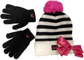 Nickelodeon JoJo Siwa Girls Winter Hat and Gloves Cold Weather Set, Age 4-7