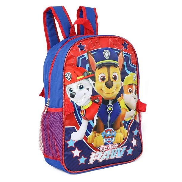 Ruz Paw Patrol Boys 16 Inch Backpack With Removable Matching Lunch Box Set
