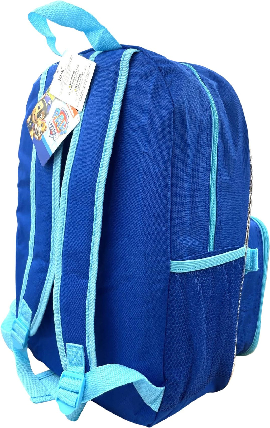 Ruz Paw Patrol Boy's 16 Inch Backpack With Removable Matching Lunch Box Set