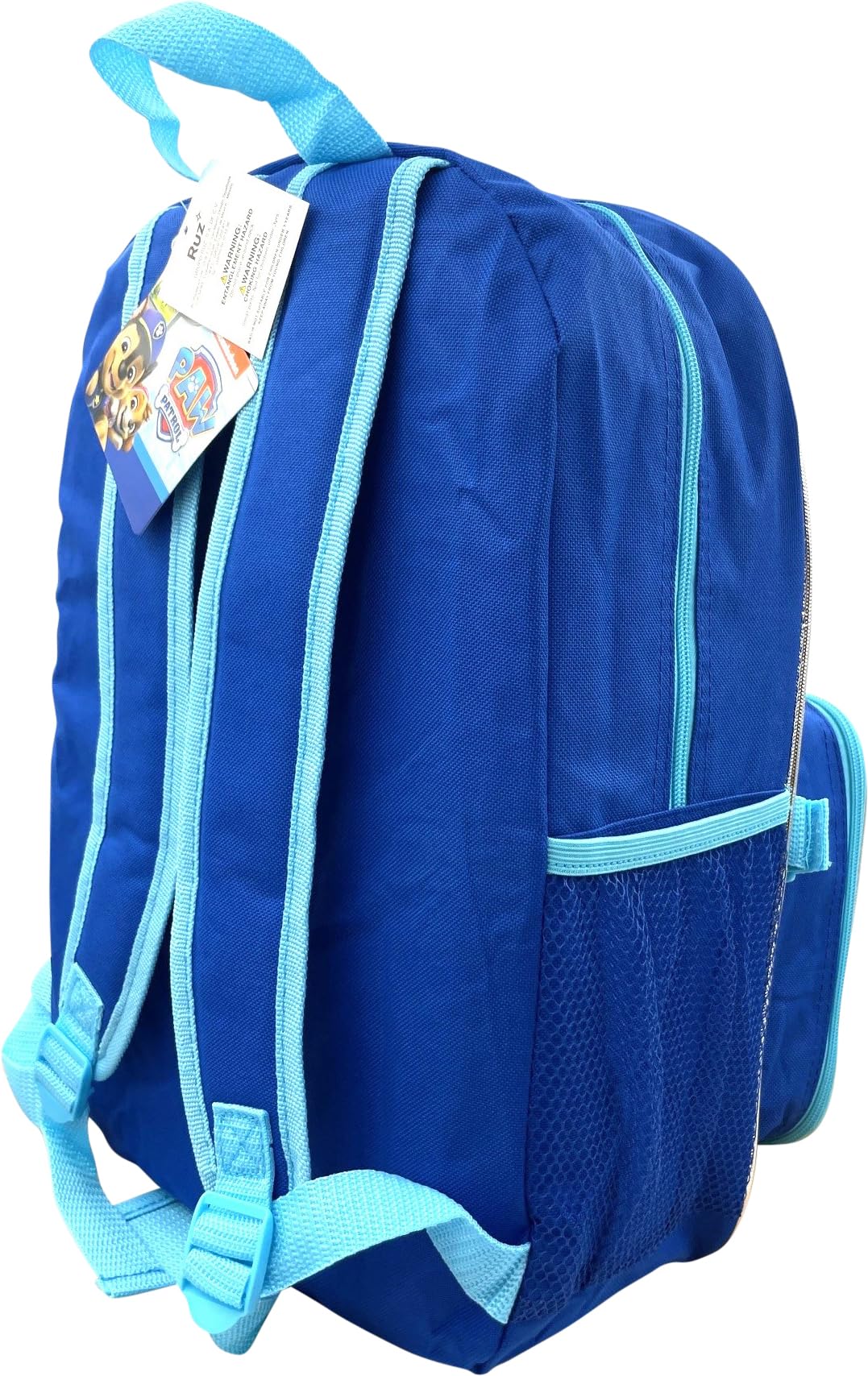 Ruz Paw Patrol Boy's 16 Inch Backpack With Removable Matching Lunch Box Set