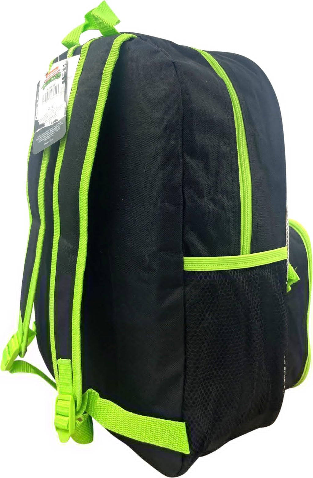 Ruz Teenage Mutant Ninja Turtles Kid's 16 Inch Backpack With Removable Lunch Box Set