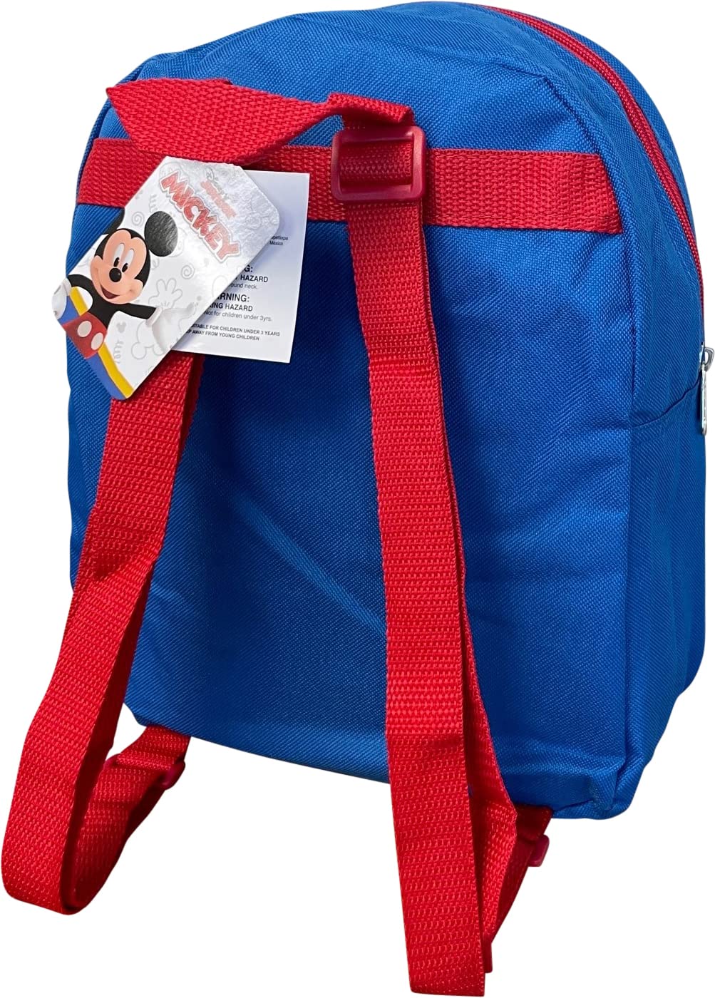 Ruz Mickey Mouse Toddle Boy 12 Inch Mini Backpack (Blue-Red)