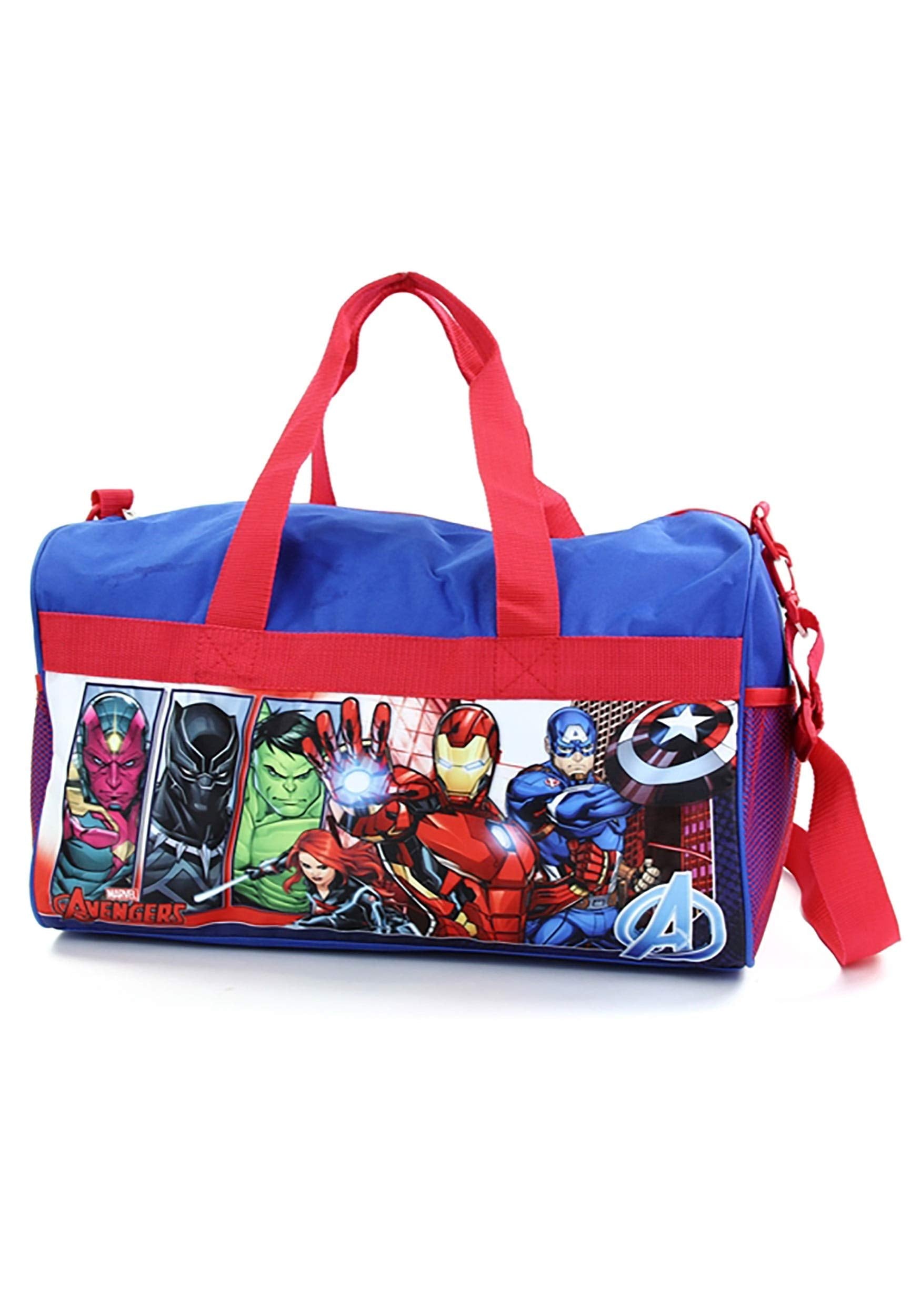 Boys Avengers 18" Blue/Red Duffel Bag Standard