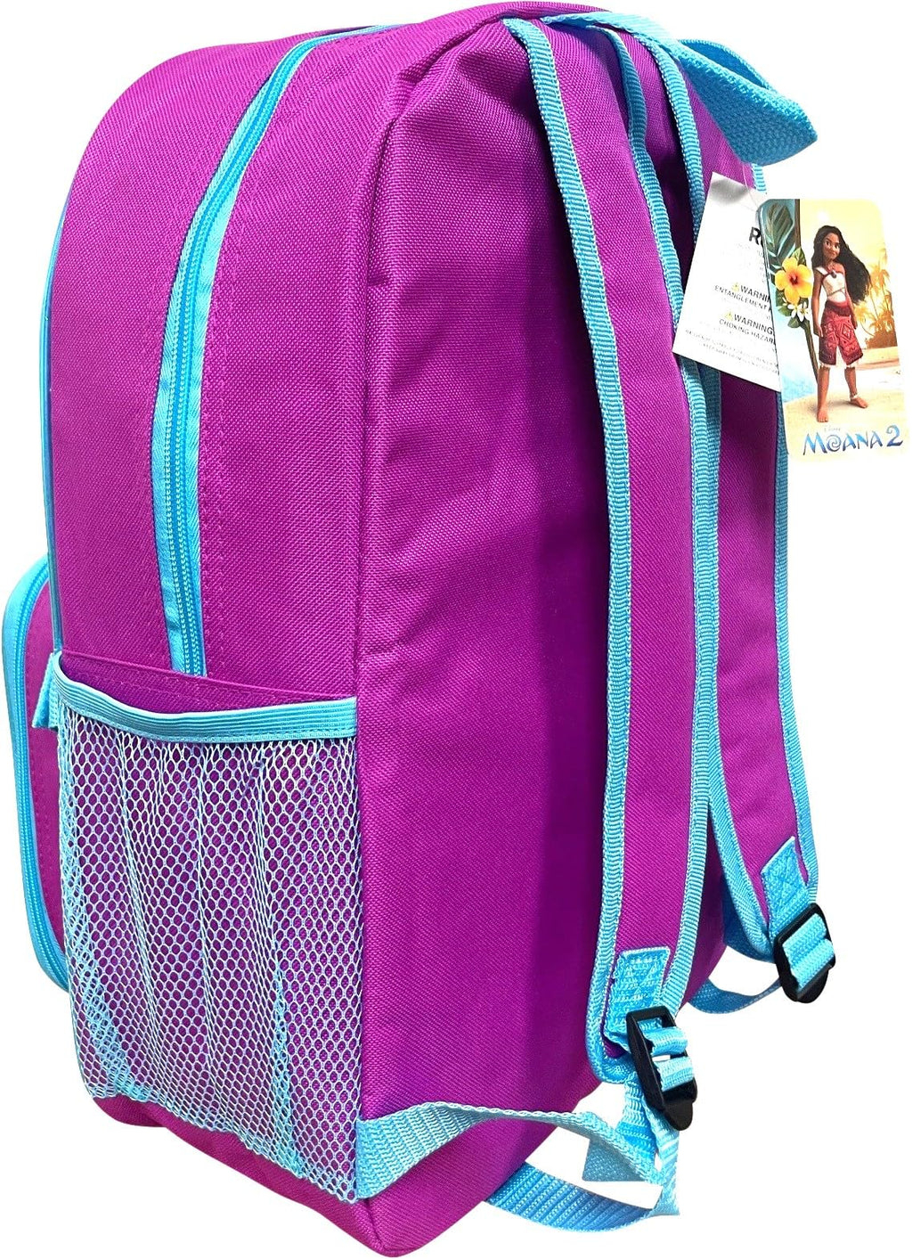 Ruz Moana Girl's 16 Inch Backpack With Removable Matching Lunch Box Set