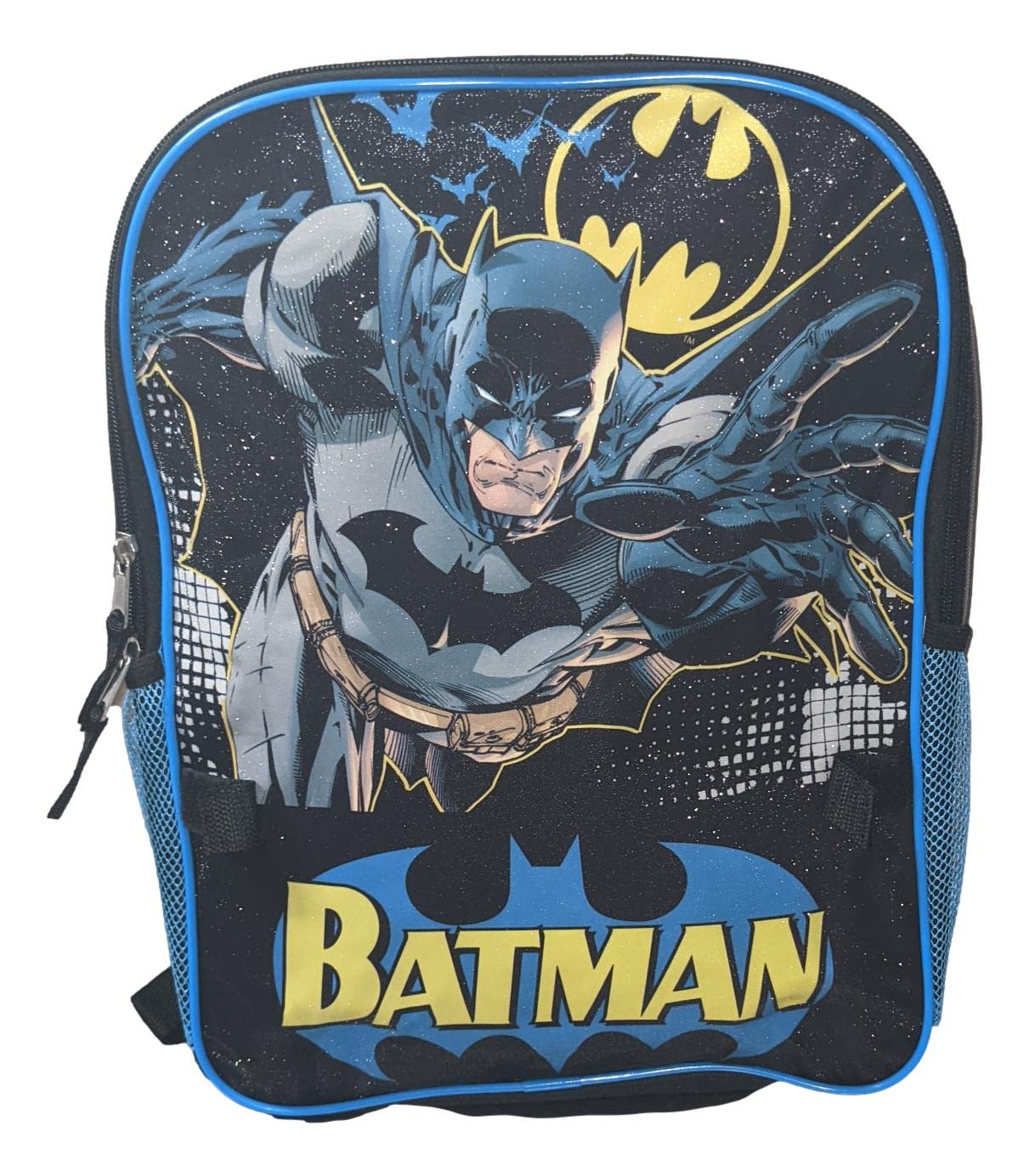 AI ACCESSORY INNOVATIONS Batman Full Size 16 Inch Backpack with Detachable Lunch Box