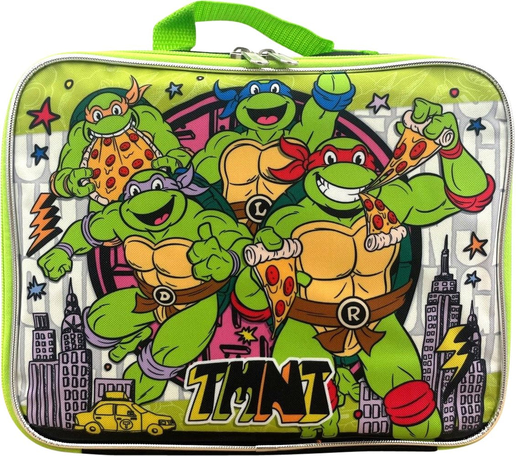 Ruz Teenage Mutant Ninja Turtles Kid's 16 Inch Backpack With Removable Lunch Box Set