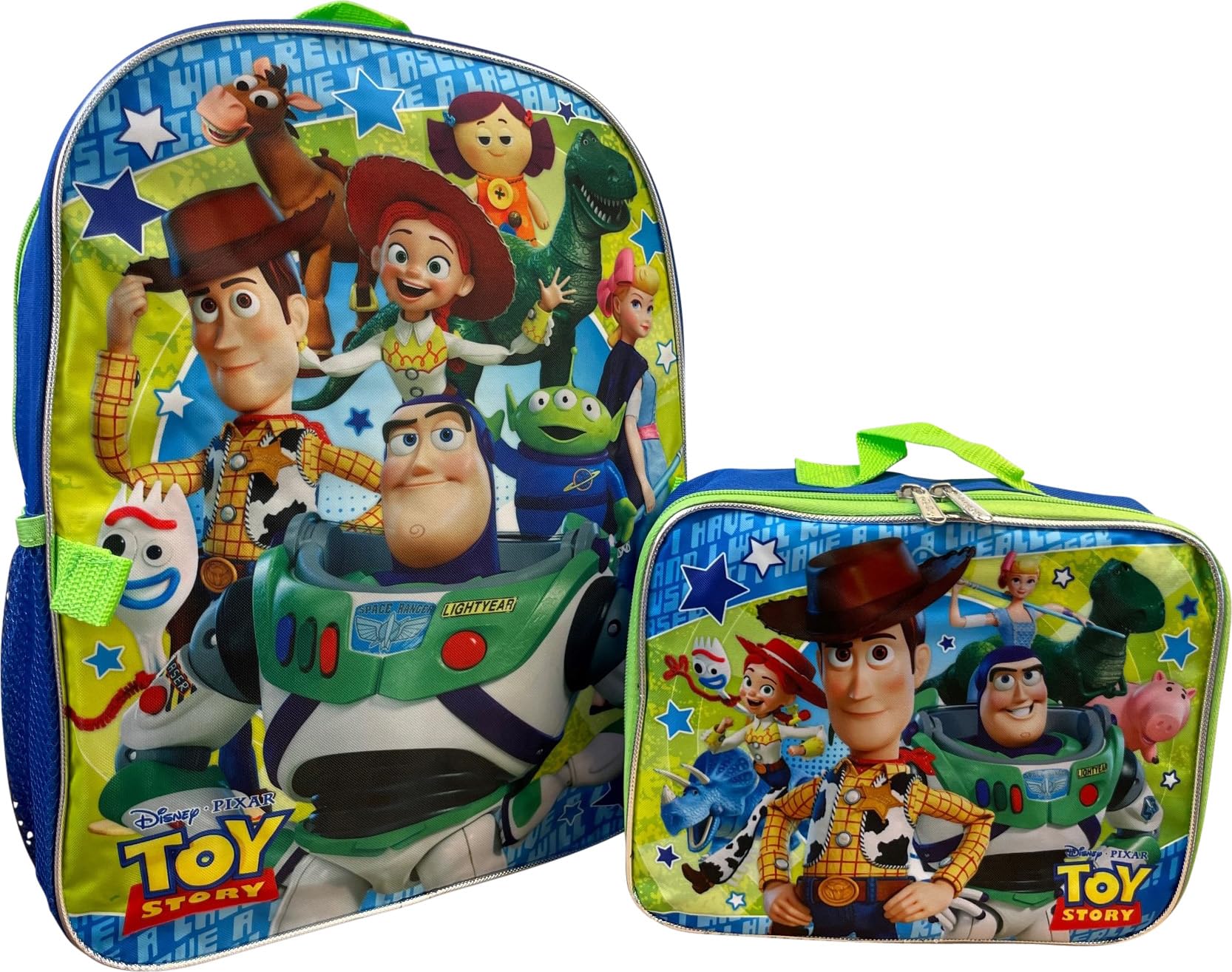 Ruz Group Kid's Licensed 16 Inch Backpack With Removable Lunch Box Set