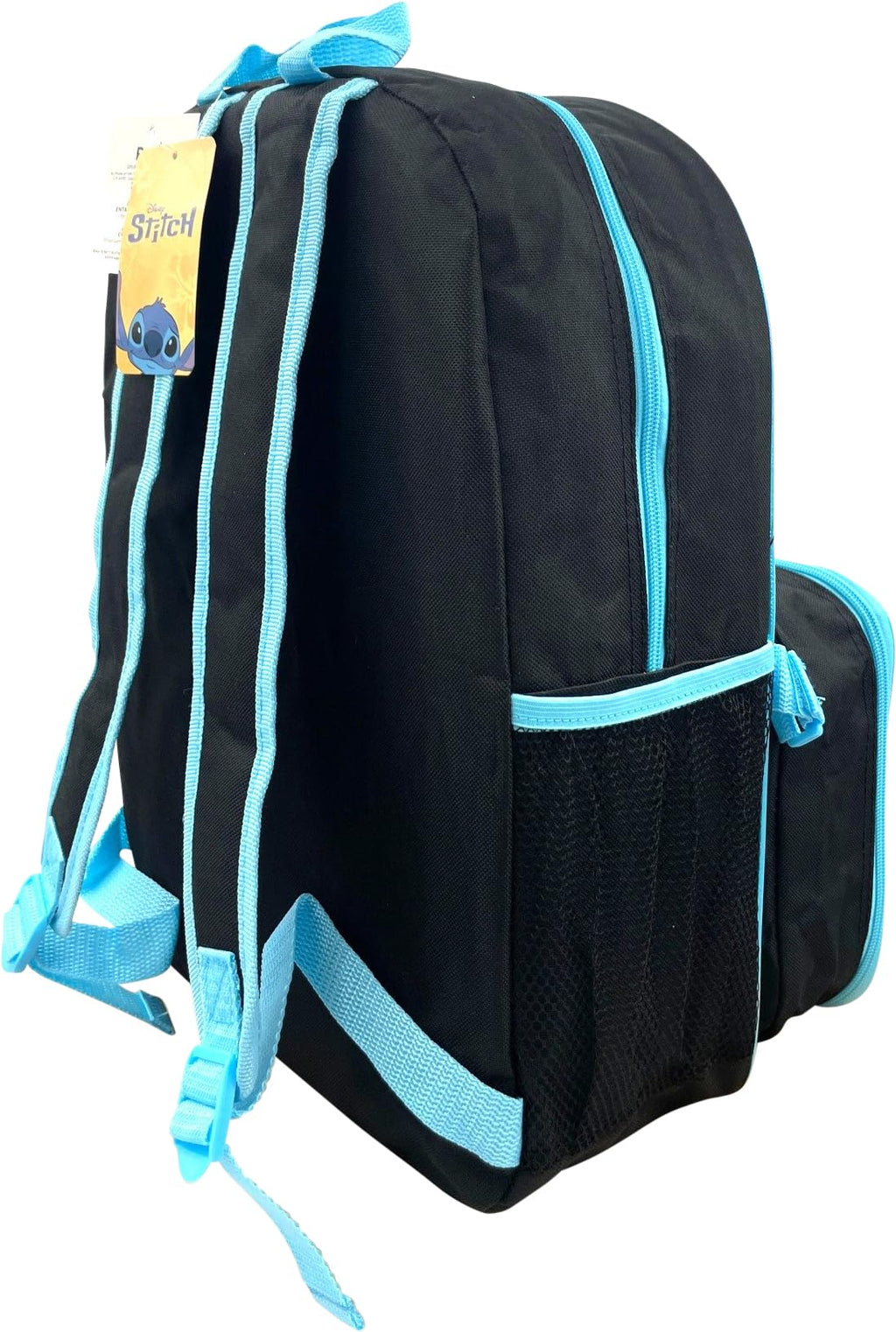 Disney Stitch 16 Inch School Backpack With Removable Lunch Box Set