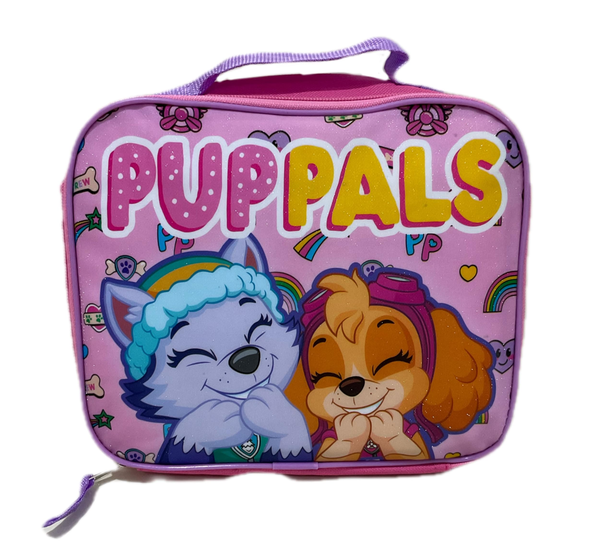 AI ACCESSORY INNOVATIONS Paw Patrol Full Size 16 Inch Backpack with Detachable Lunch Box For Girls-Skye, Liberty, And Everest