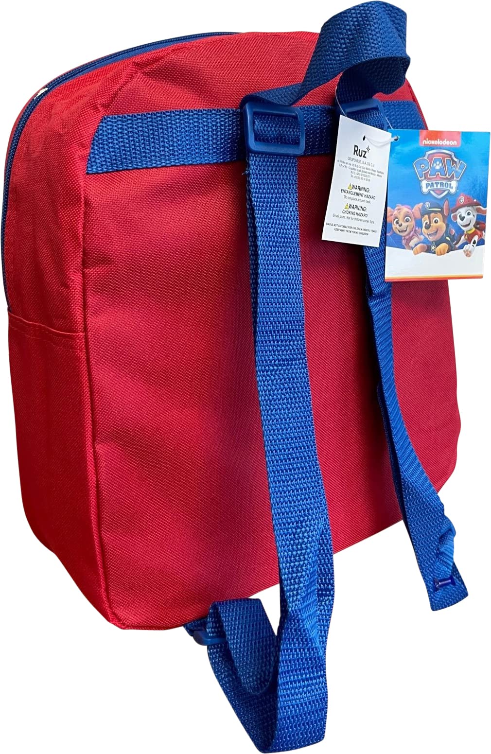 Ruz Paw Patrol Toddle Boy 12 Inch Mini Backpack (Red-Blue)