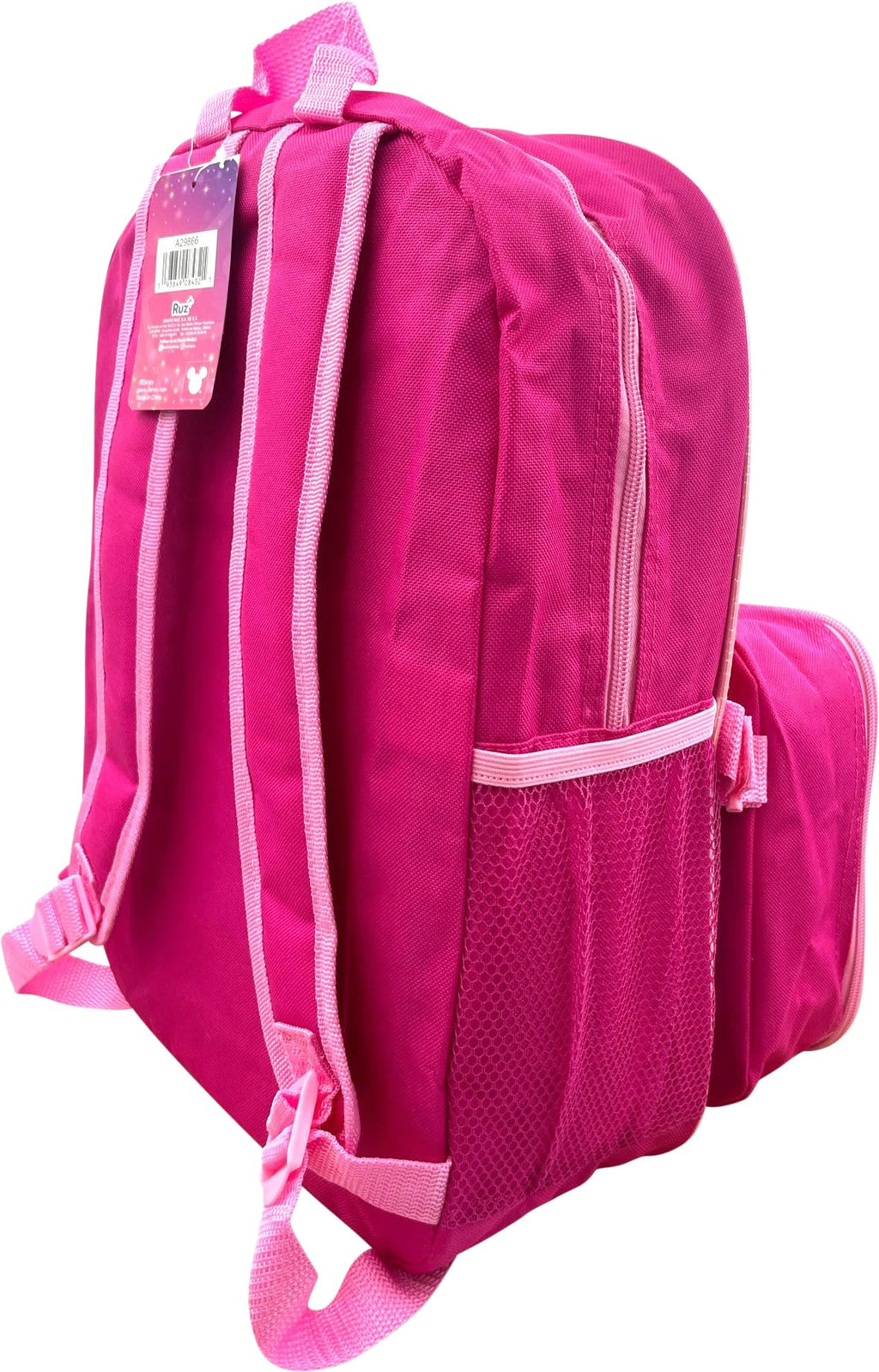 Disney Princess 16 Inch Girl's Backpack With Removable Lunch Box Set