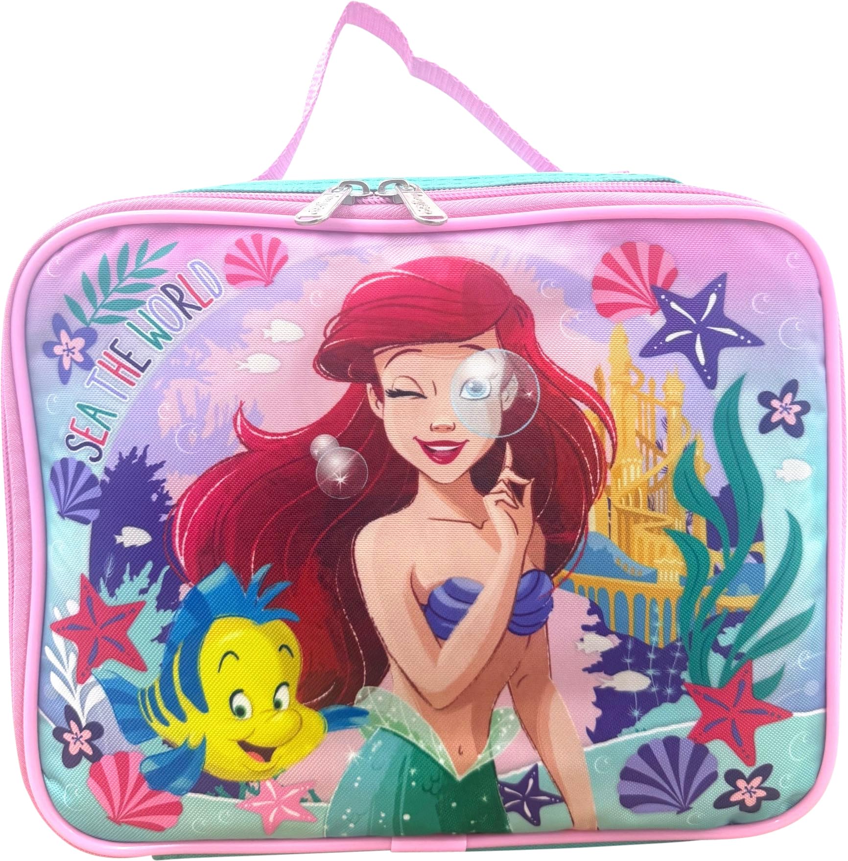 Ruz Little Mermaid Ariel Girl's Insulated Lunch Box