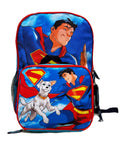 AI ACCESSORY INNOVATIONS Superman Full Size 16 Inch Superhero Backpack with Detachable Lunch Box
