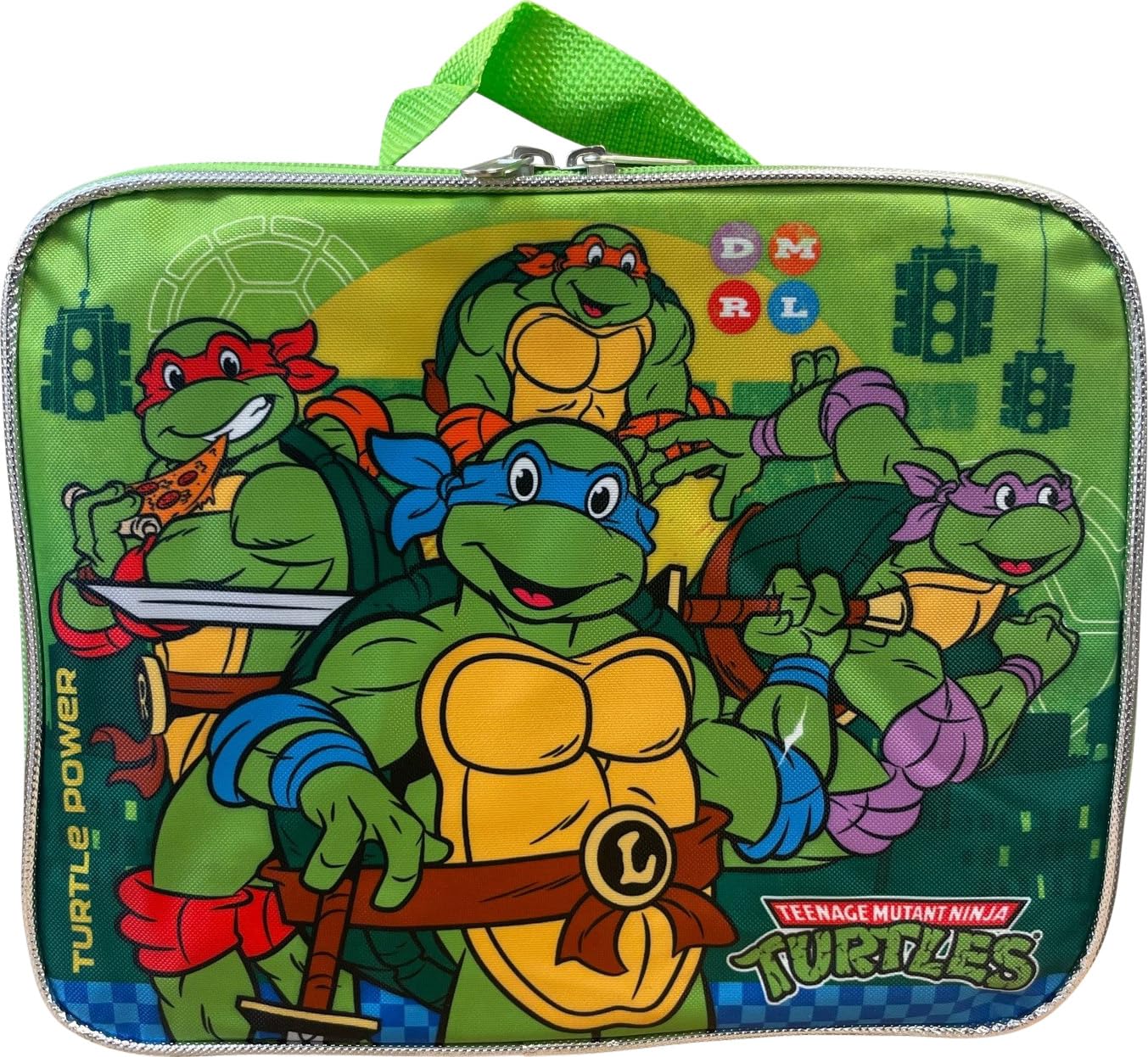 Ruz Teenage Mutant Ninja Turtles Kid's 16 Inch Backpack With Removable Lunch Box Set