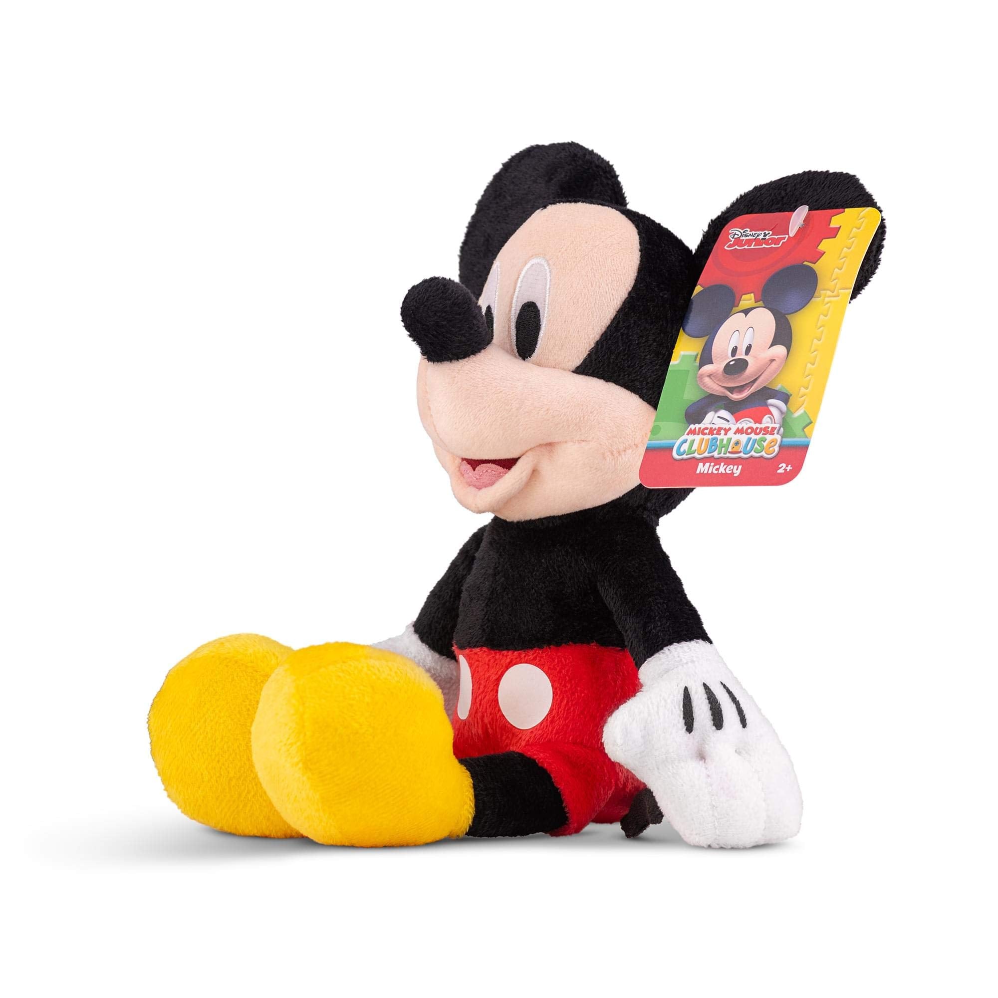 Disney Mickey Mouse Small Child Plush Toy Stuffed Character Doll - Cute, Soft & Huggable 11 Inch Original Minnie Mouse & Friends Mini Bean Bag Figure for Baby, Toddlers, Girls, Boys & Adults