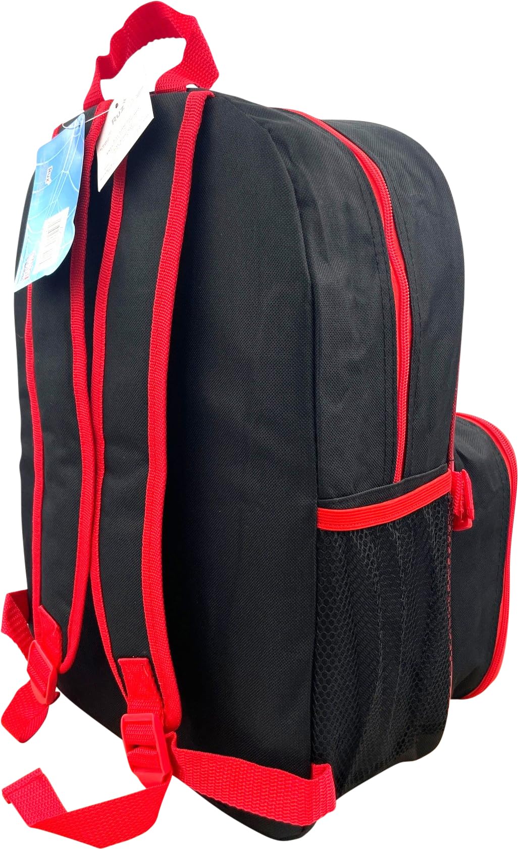 Ruz Spiderman Boy's 16 Inch Backpack With Removable Matching Lunch Box Set
