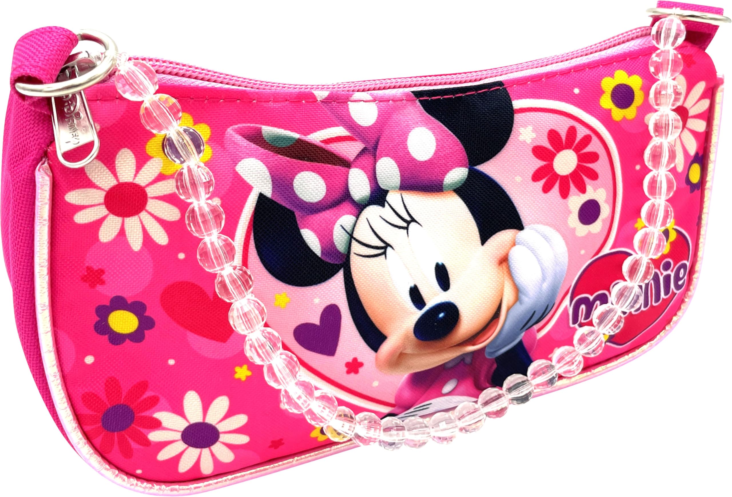 Disney/Nickelodeon Licensed Little Girl Shoulder Handbag With Beaded Handle