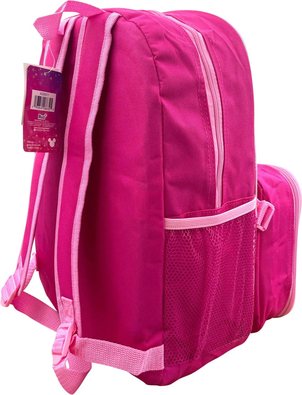 Disney Princess 16 Inch Girl's Backpack With Removable Lunch Box Set