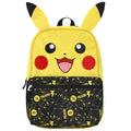 BIOWORLD Unisex Pokemon Pikachu Character 16'' Backpack Black One Size