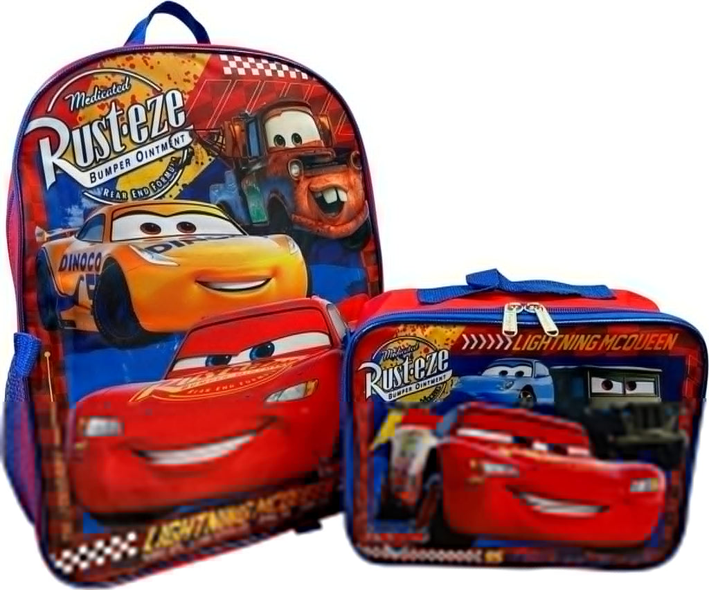 Ruz Group Kid's Licensed 16 Inch Backpack With Removable Lunch Box Set