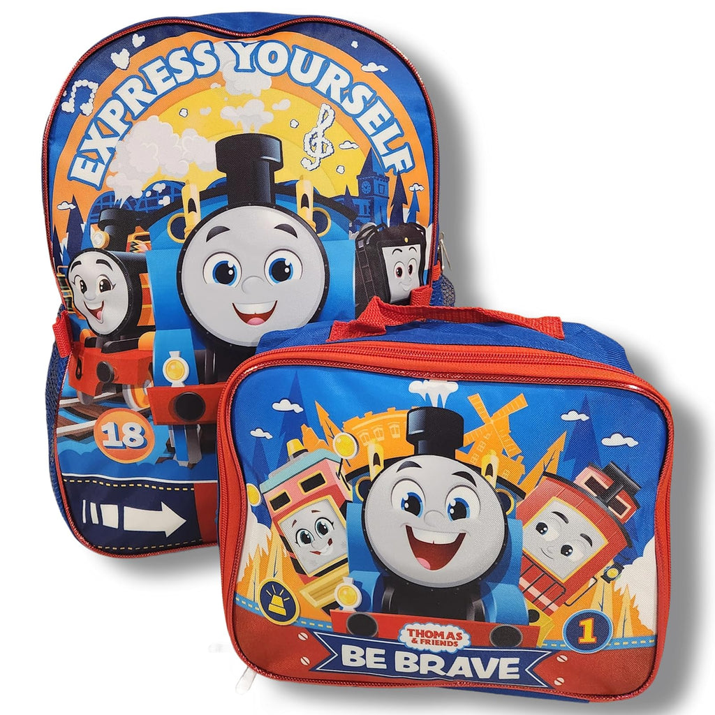 Ruz Thomas And Friends 16 Inch Backpack With Removable Lunch Box Set