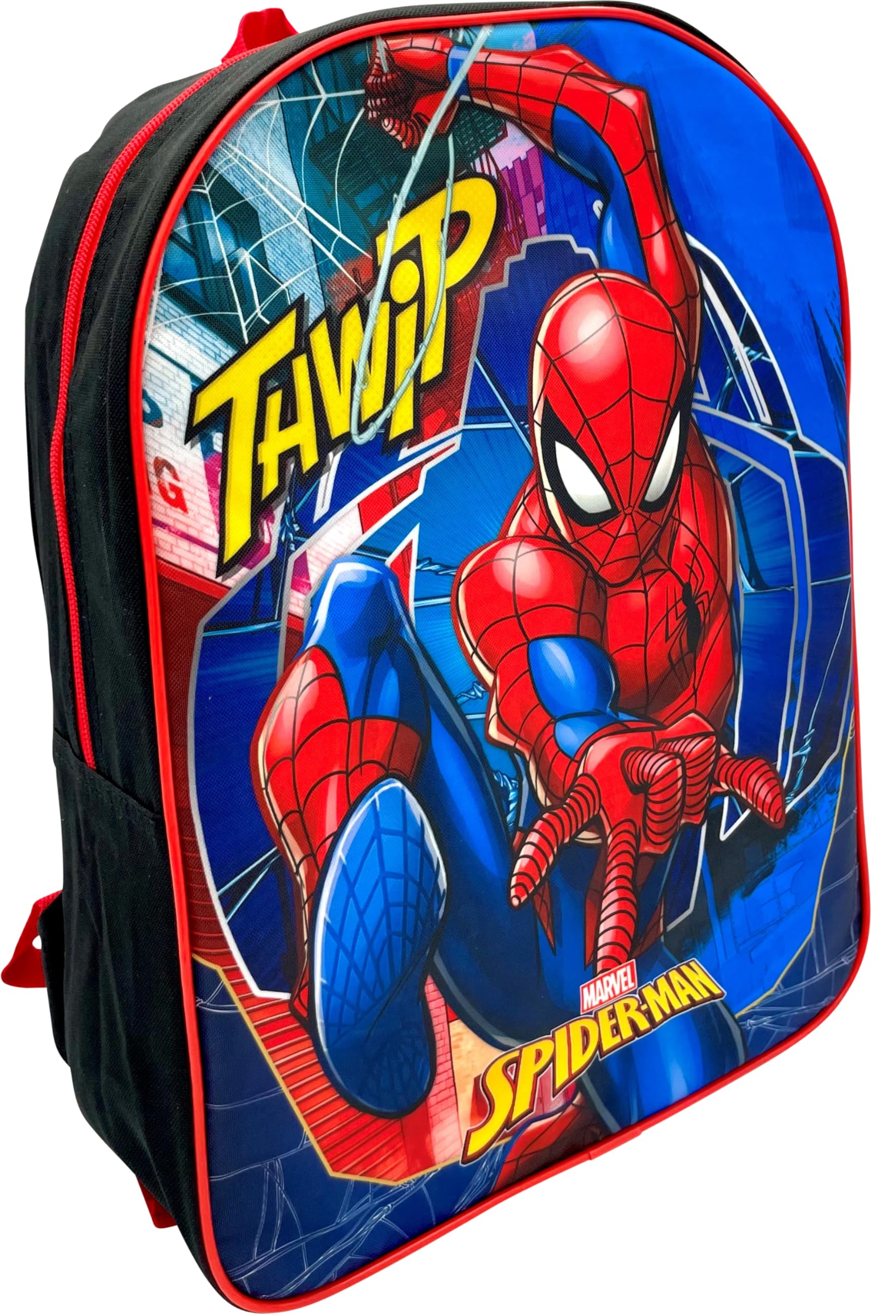 Ruz Spider-Man Kid's Licensed 15 Inch School Bag Backpack