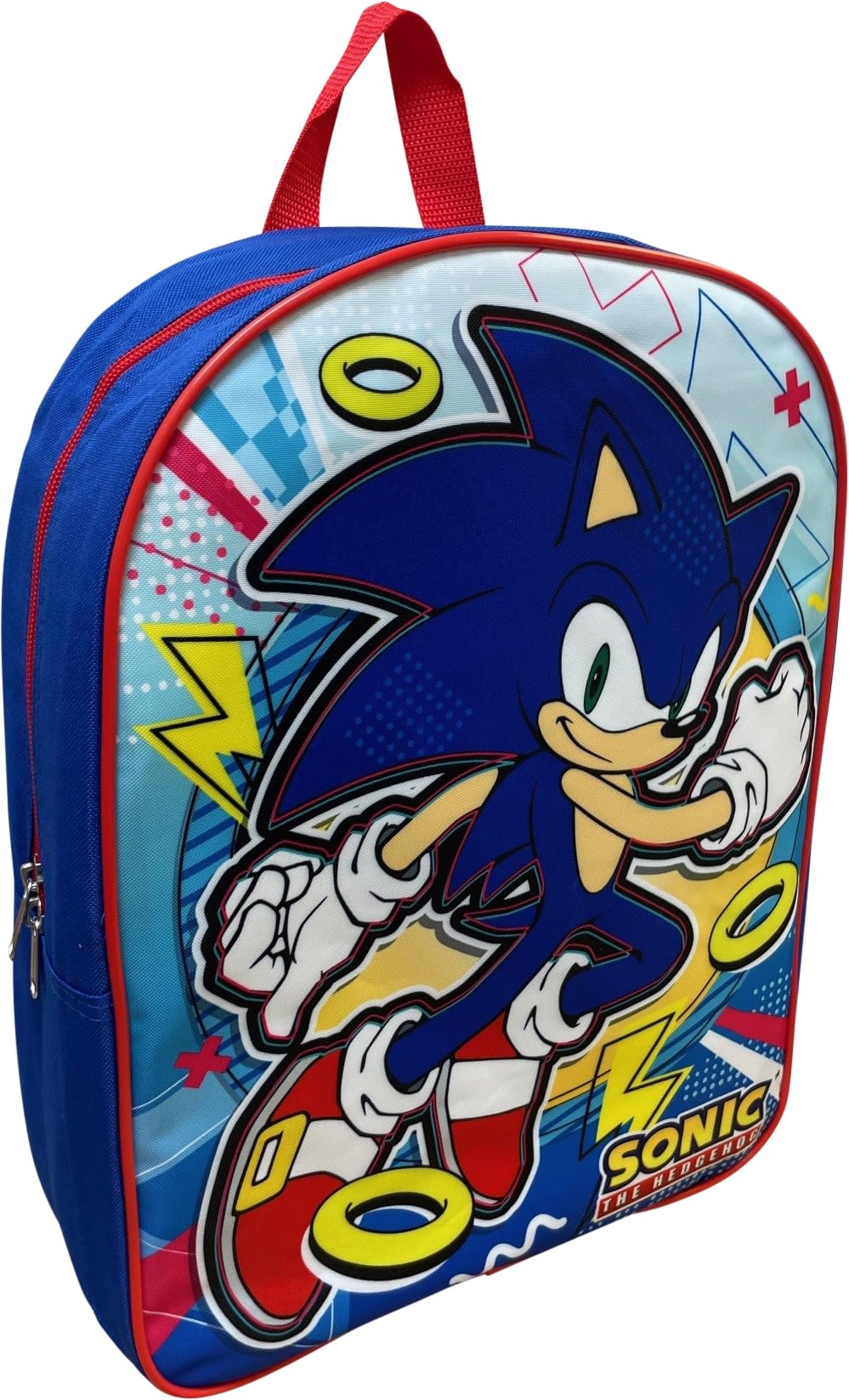 Ruz Sonic The Hedgehog Kid's Licensed 15 Inch School Backpack