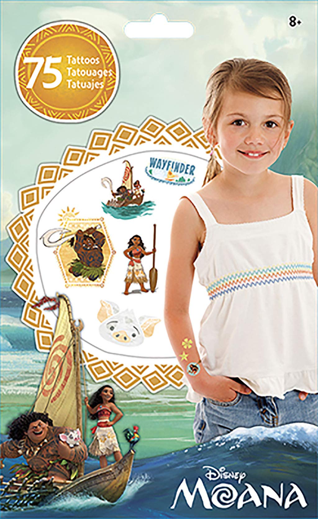 Disney Moana - Standard Tattoo Bag 75ct