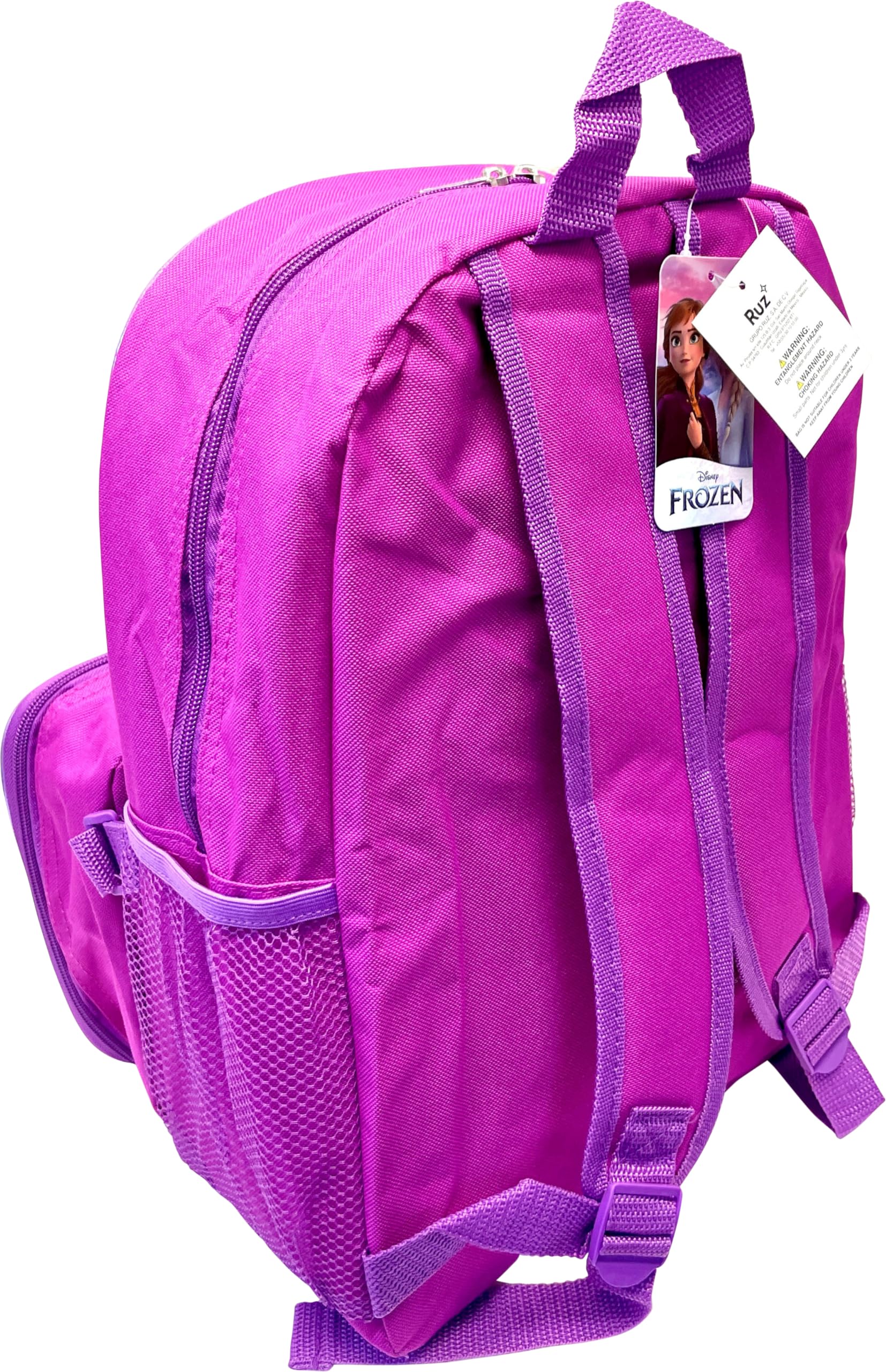 Group Ruz Frozen Anna, Elsa 16 Backpack with Detachable Matching Lunch Box