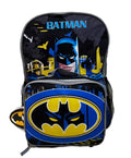 AI ACCESSORY INNOVATIONS Batman Full Size 16 Inch Backpack with Detachable Lunch Box