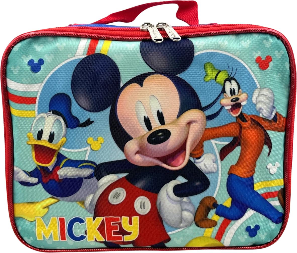 Disney Mickey Mouse 16" Backpack With Detachable Lunch Box