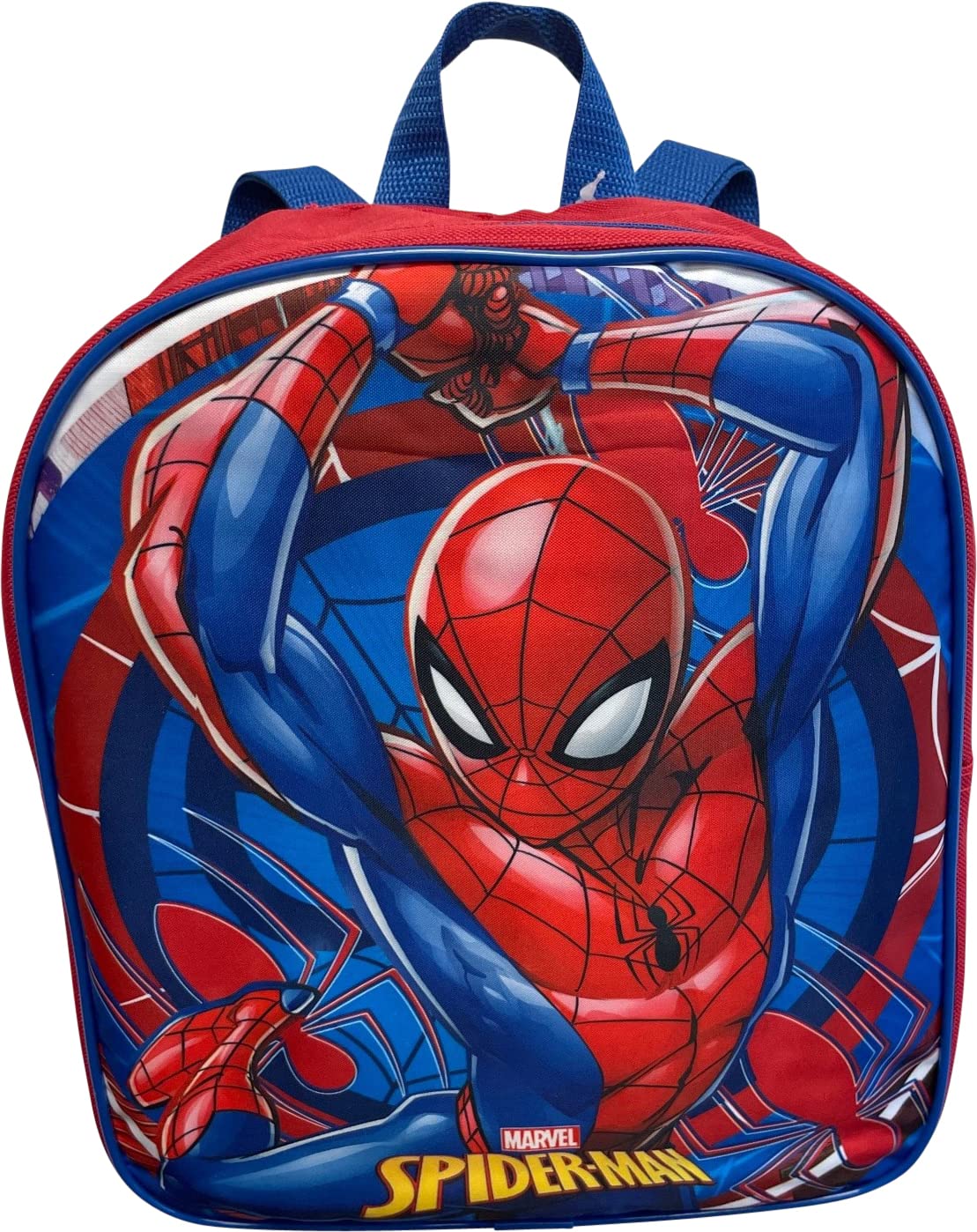 Ruz Spider-Man Toddle Boy 12 Inch Mini Backpack (Red-Blue)