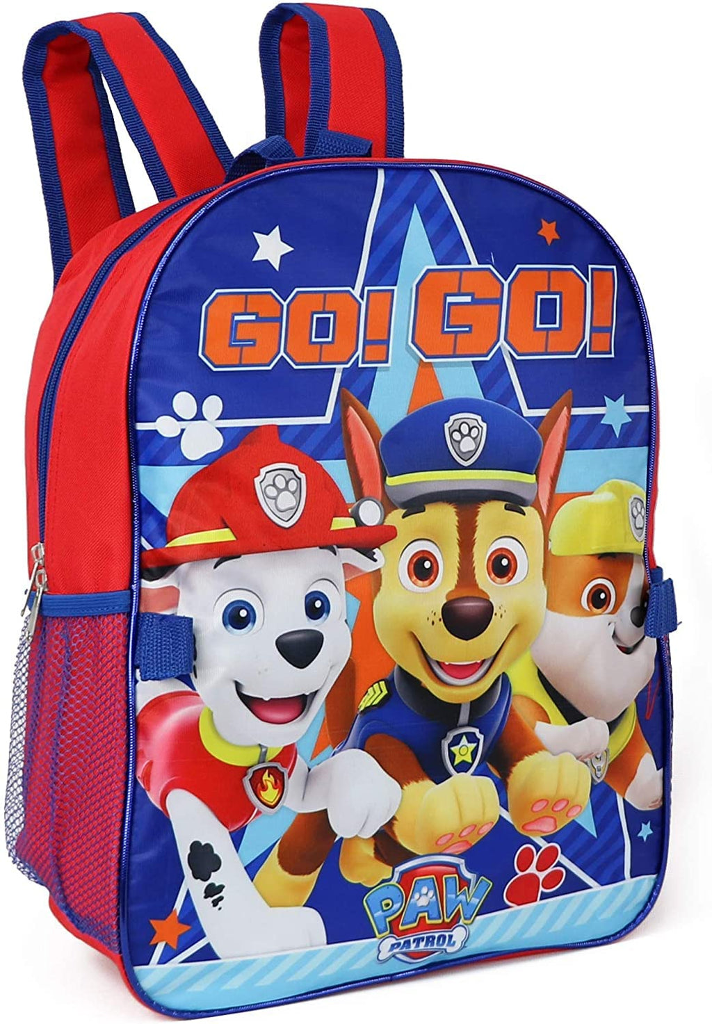 Ruz Paw Patrol Boys 16 Inch Backpack With Removable Matching Lunch Box Set