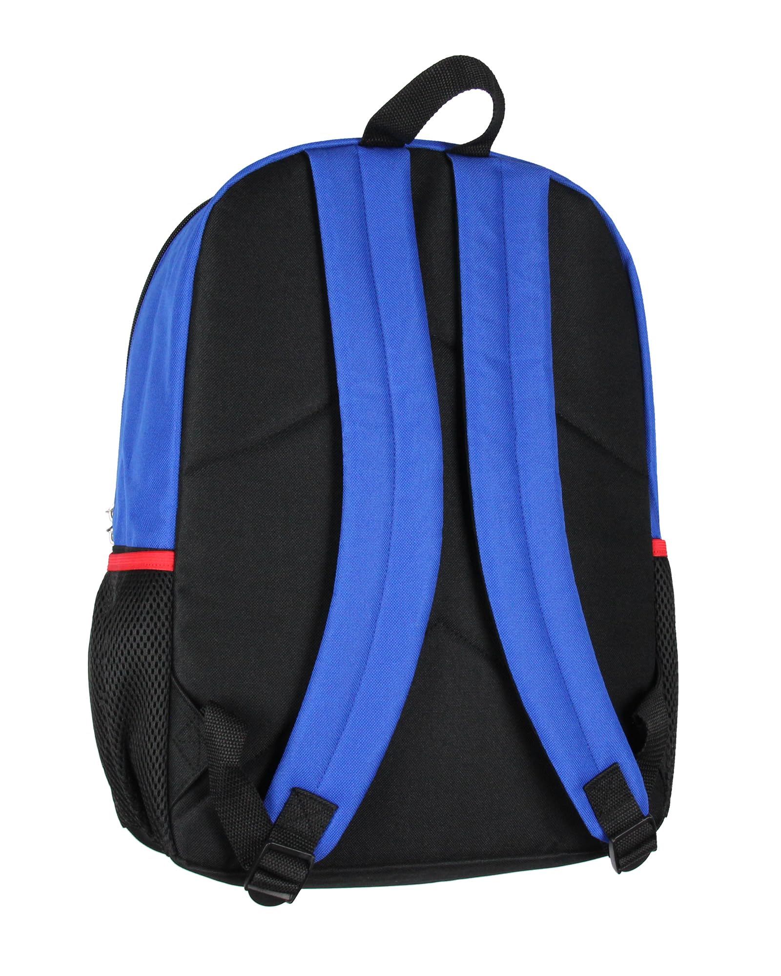 Bioworld Pokemon 5 PC Backpack Set With Padded Card Carrier, Pencil Case, Insulated Snack Bag, and Pokeball Stress Toy
