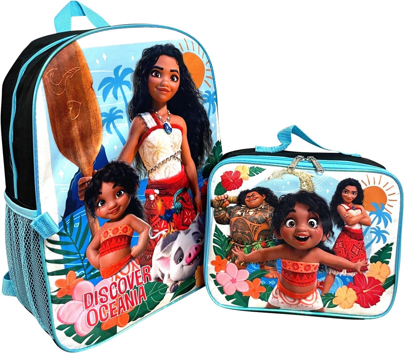 Ruz Moana 2 16 Inch Backpack With Removable Matching Lunch Box Set