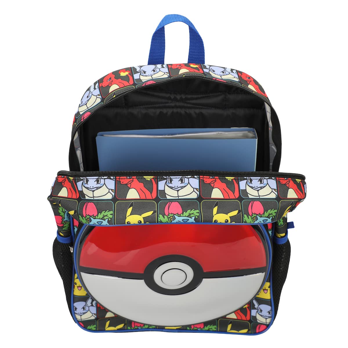 Bioworld Pokemon Evolutions With Molded Front Pokeball Panel 16 Youth Boys Backpack