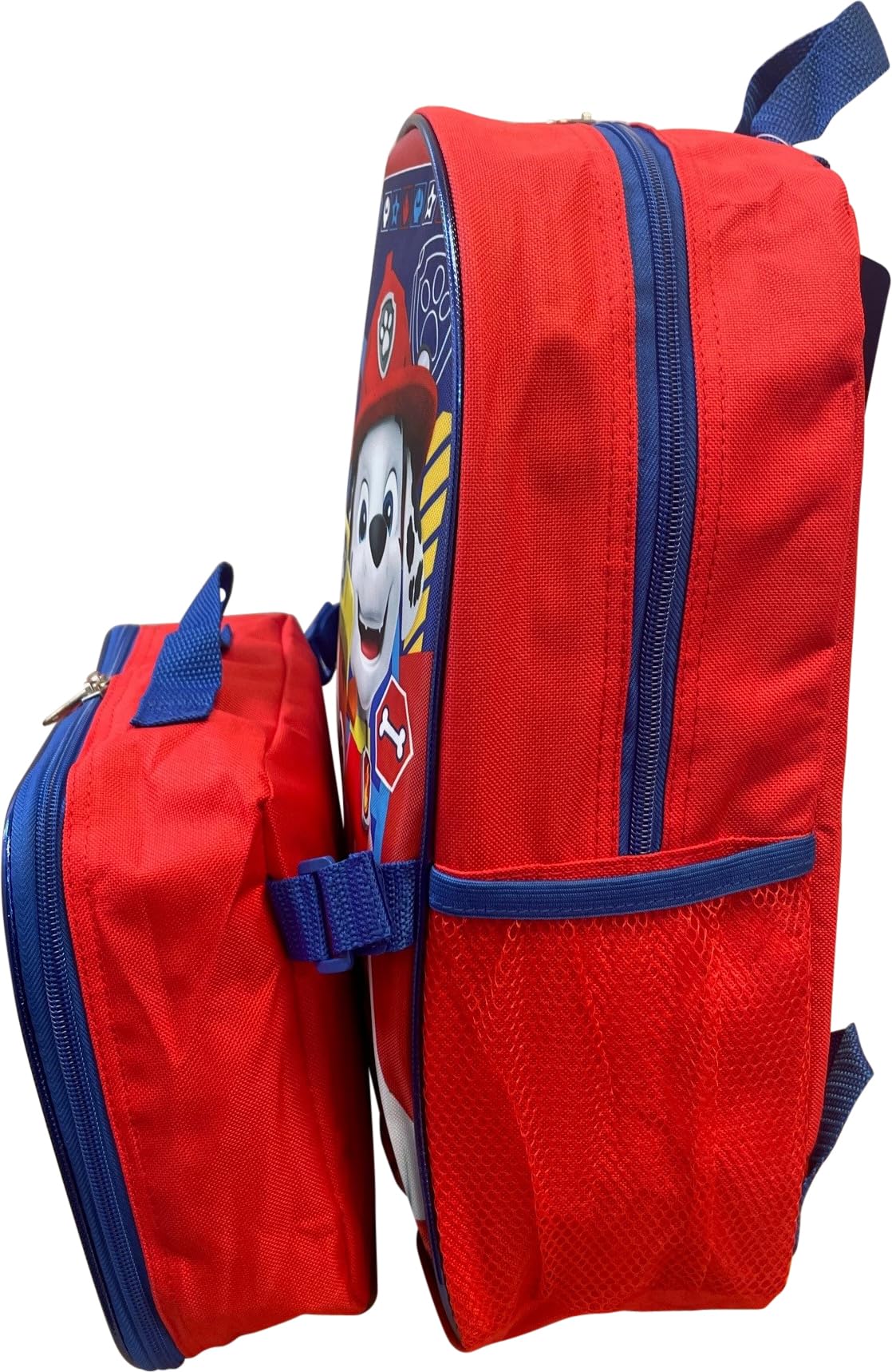 Ruz Paw Patrol Boy's 16 Inch Backpack With Removable Matching Lunch Box Set