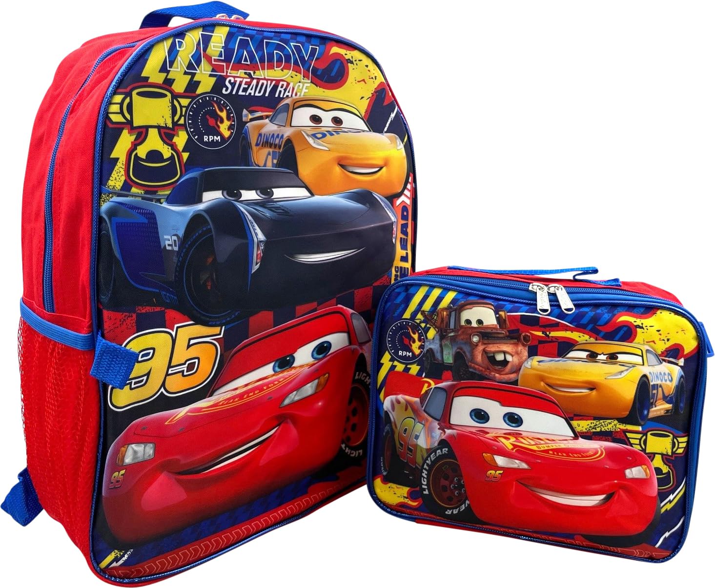 Ruz Group Kid's Licensed 16 Inch Backpack With Removable Lunch Box Set