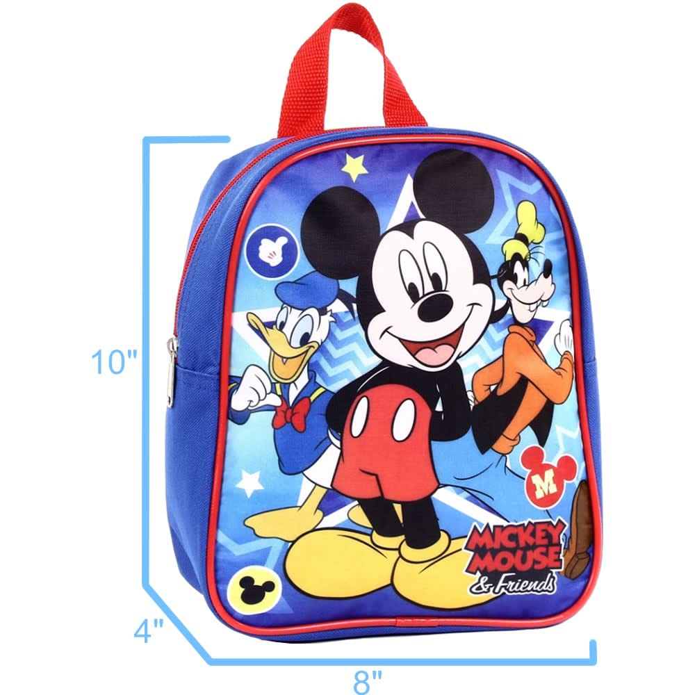 Group Ruz Mickey Mouse 10" Backpack Blue-red