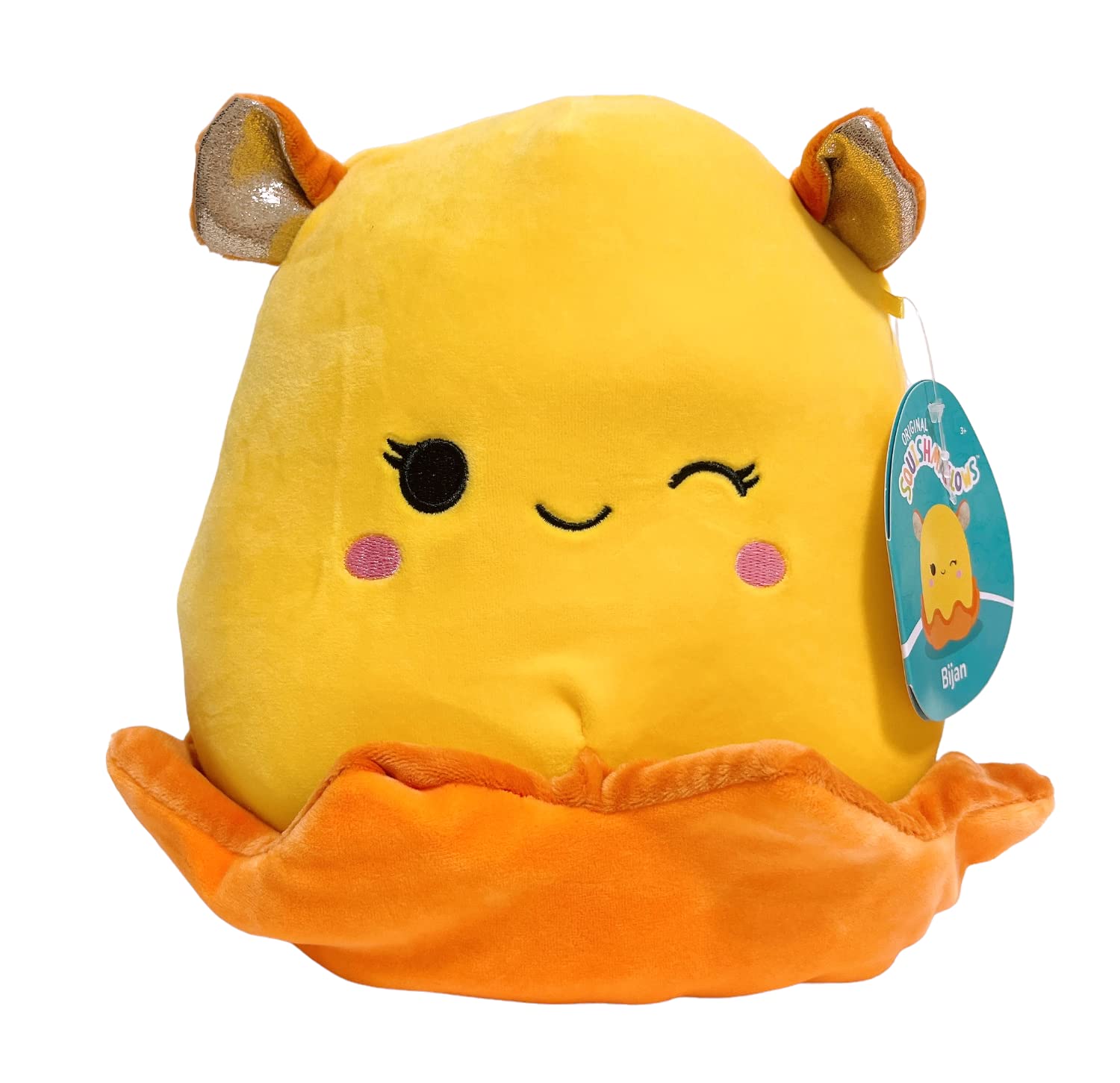Squishmallows Kellytoy Sea Life Squad Plush Toy (8" Bijan The Winking Octopus)