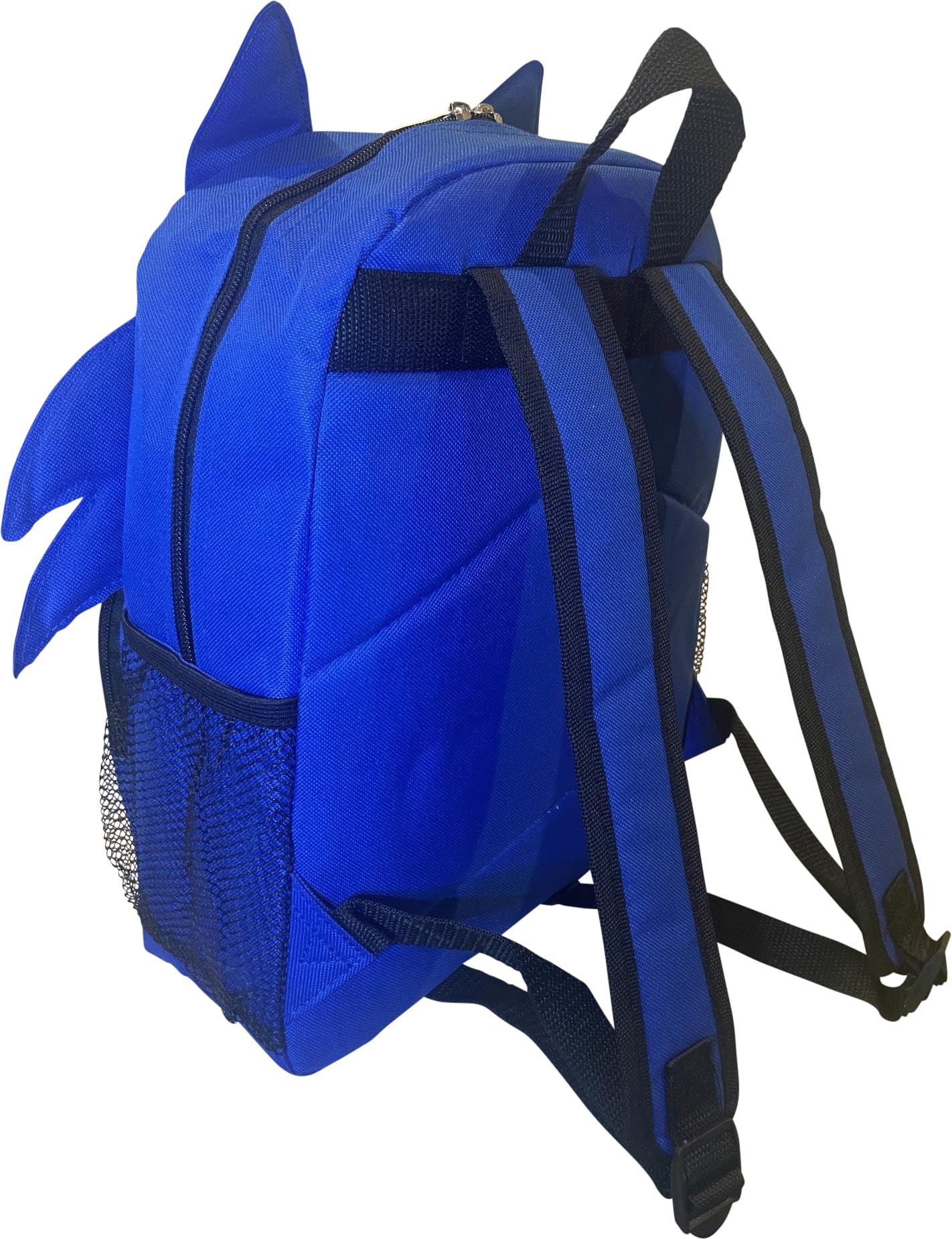 Ruz Sonic The Hedgehog 14" Big Face School Backpack With 3D Ears And Quills