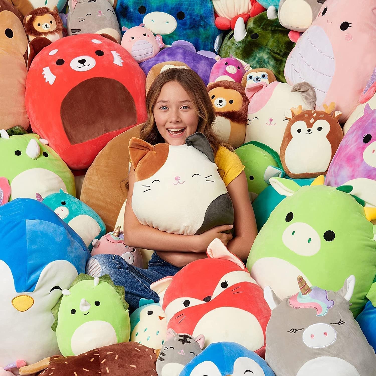 Squishmallows Official Kellytoy Plush Sea Life Squad Squishy Soft Plush Toy Animals (Stasia Purple Sea Cow, 8")